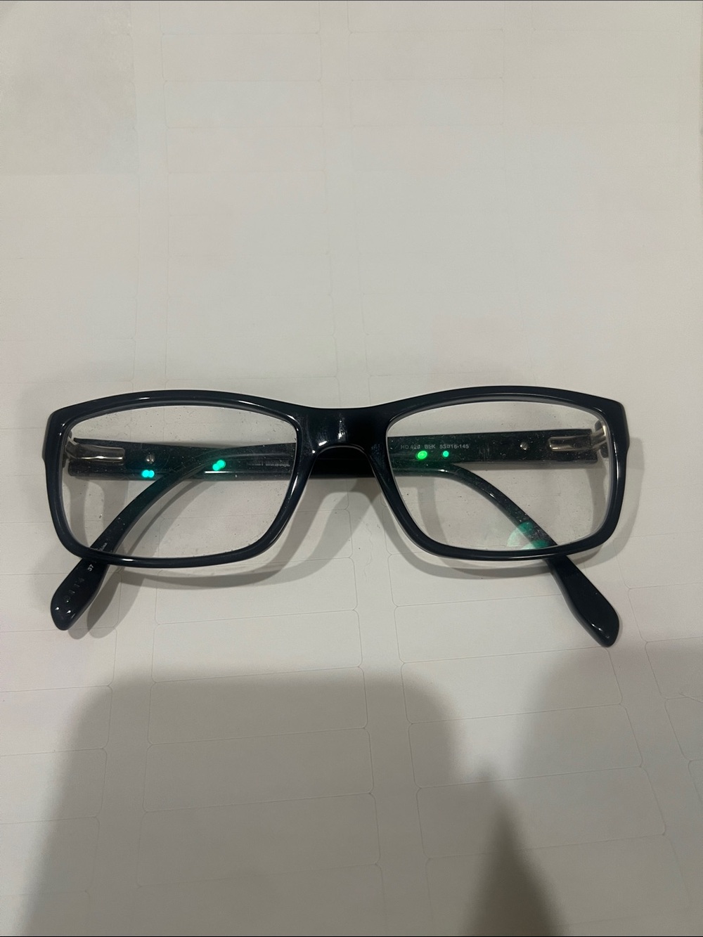 Harley Davidson Classic Black Rectangular glasses